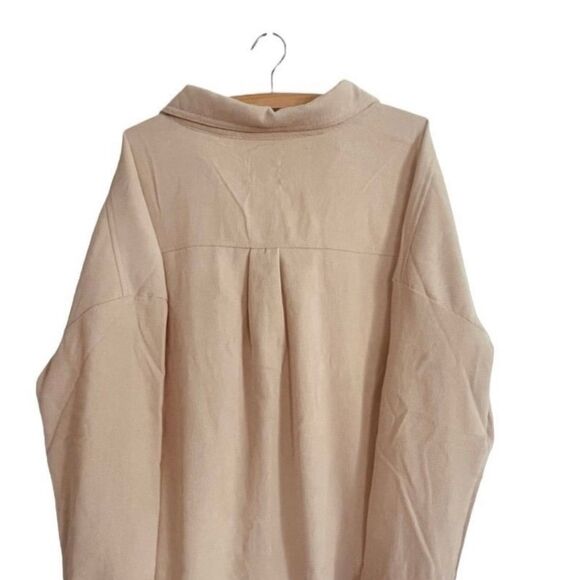 NEW CISONO Lightweight Corduroy Fall Shacket Beige - Picture 2 of 6